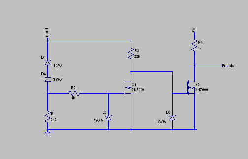 Undervolt lockout schematic